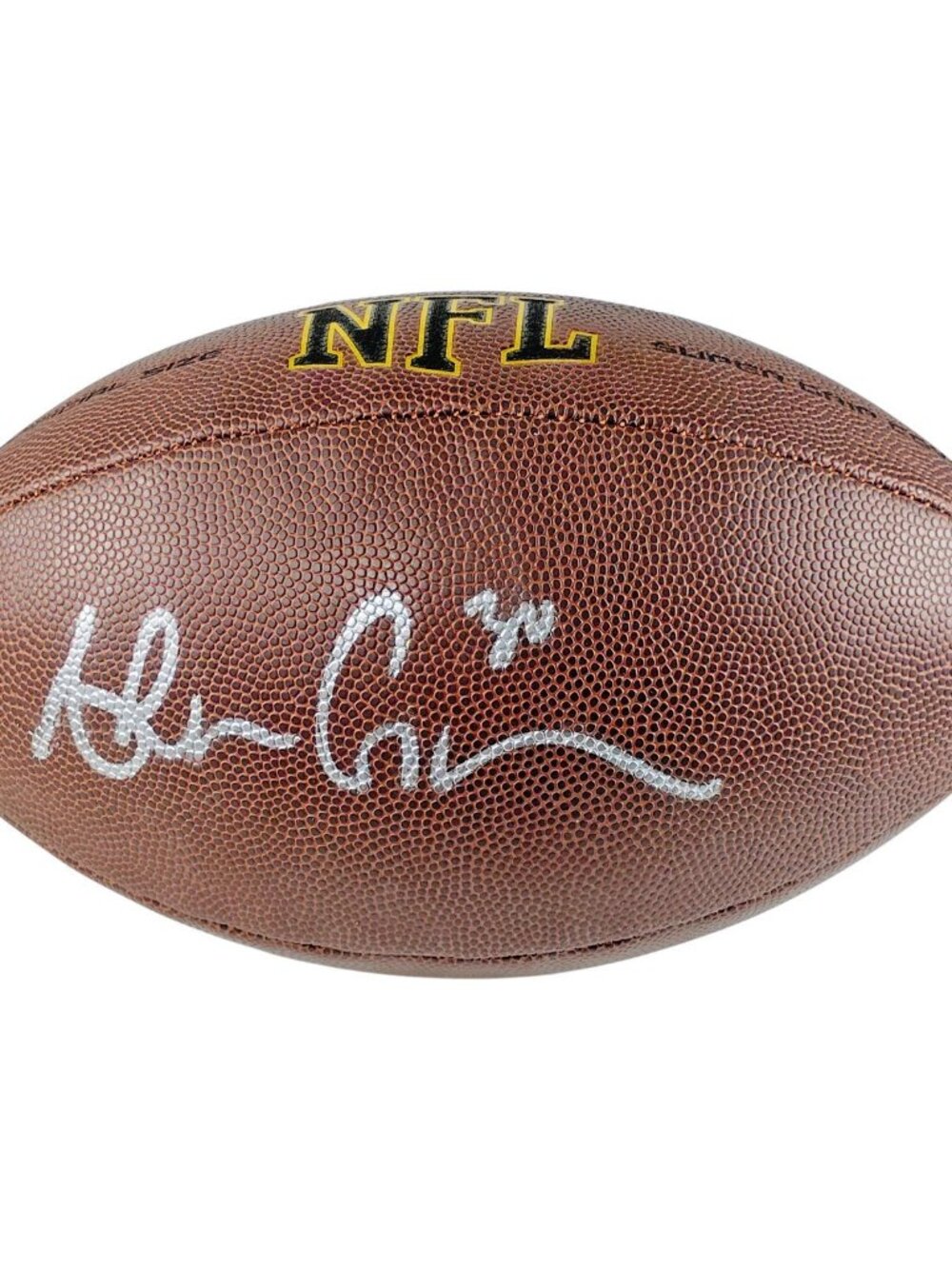 Ahman Green Signed Wilson NFL Football Packers Beckett BAS COA